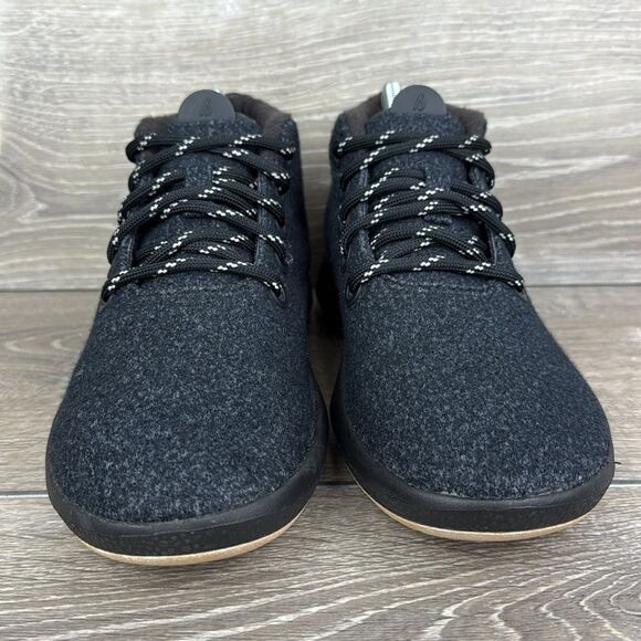 Allbirds Wool Runner Up Mizzle Hi Top Women’s Sz 9 Natural Black Khaki Sneakers - Picture 2 of 10